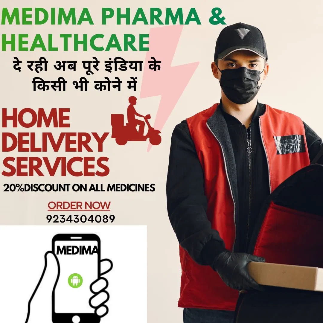 MEDIMA Home Delivery Services — Upto 20% Off on all medicines